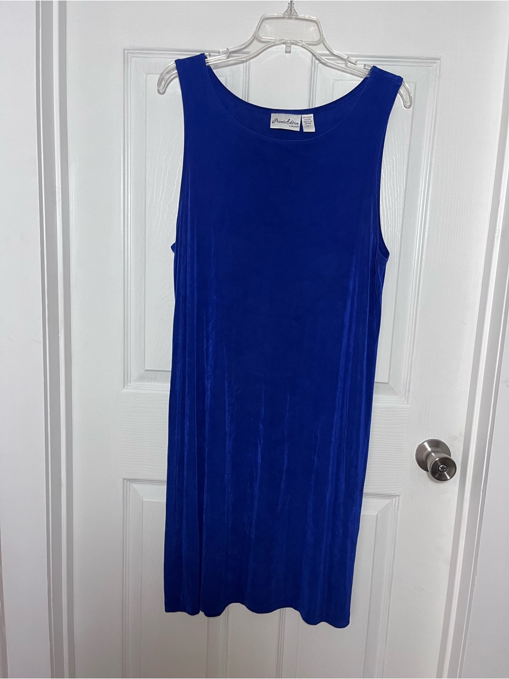 Chico's Private Edition Sleeveless Dress in Royal Blue